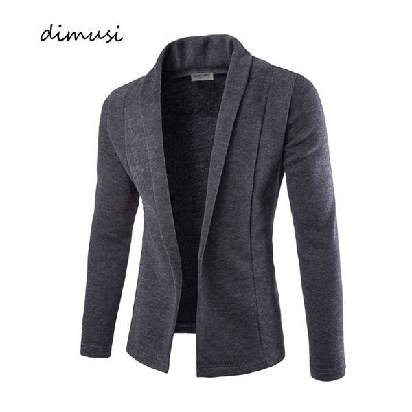

dimusi autumn winter men's cardigan casual male long sleeve slim fit sweaters fashion knitted sweatercoat mens clothing c1118, White;black