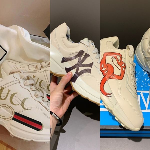 

0vea new casual shoes mens rooster shoes fashion white shoes women sneakers good embroidery bee luxe tiger dog fruit on side rx200621