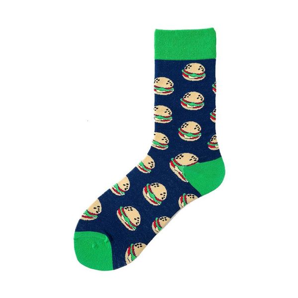 

factorya6nbsocks funny men graphic novelty combed cotton happy omelette frog crazy burger salmon corn avocado bird fish sock christ
