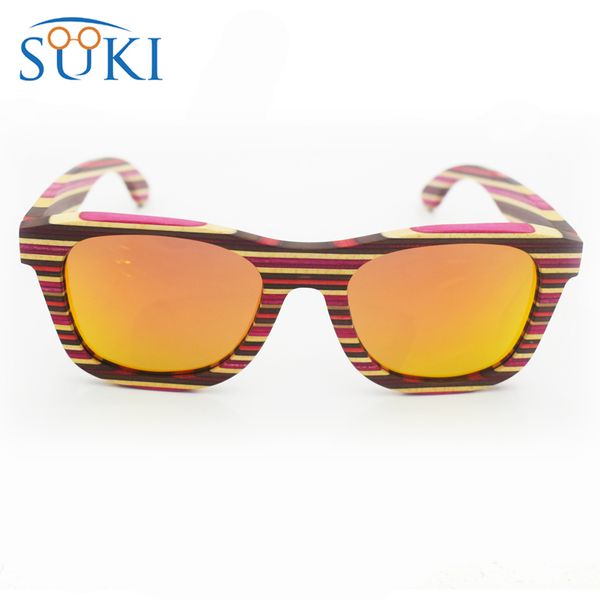 

деревянные солнцезащитные очки ручной работы с бамбуковым корпусом