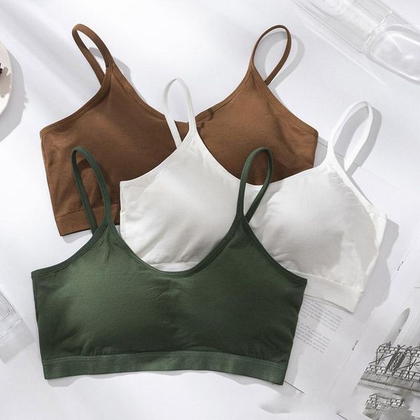 

fitness sports bra running sports bras women cotton push up yoga long sport jogging gym women bra girl underwear, White;black