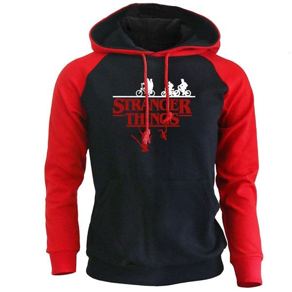 

мужские толстовки незнакомецные вещи streetwear 2019 осень зима флис raglan hoodie men hip hop капшовные толстовки harajuku hoody, Black