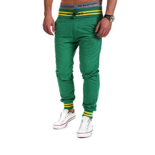 

men's pants fashion 2021 mens pant joggers fitness pantalon homme casual sweatpants loose trousers, Black