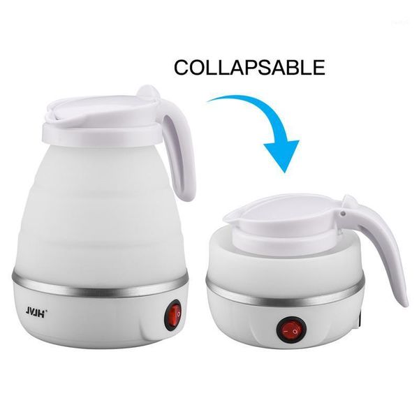 

electric kettles 0.6l kettle foldable safety silicone portable travel camping water boiler heater 220v 600w mini home appliance1