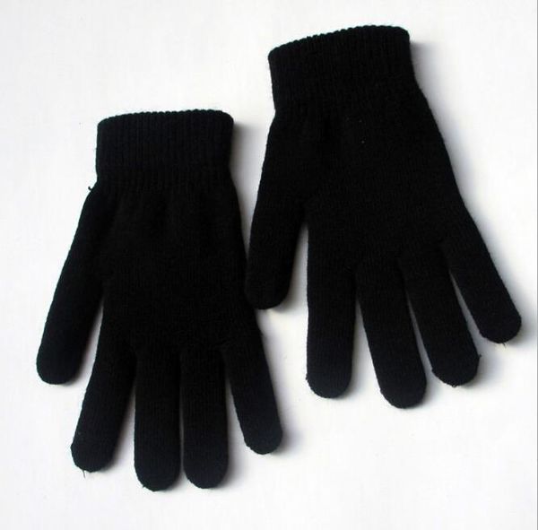 

winter mens warm women brushed knitted gloves outdoor cycling mittens thicken magic finger glove