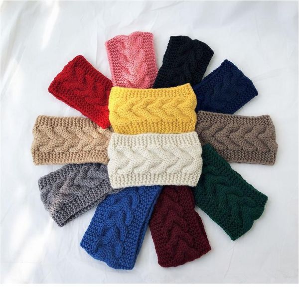 

knitted headband for women winter ear warmer headband lady fashion elastic headwear hairband elegant hair band hair acc qylwha