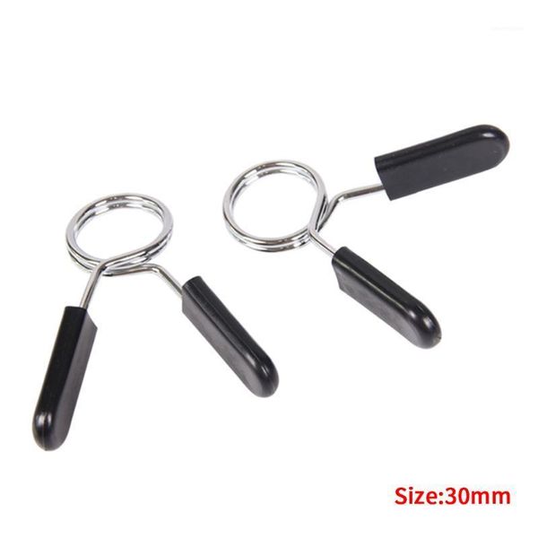 

accessories 2pcs/set olympic bar workout exercise weight lifting indoor sports barbell dumbbell gym spring clip collars cast iron fitness1