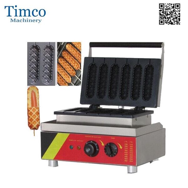 

mini waffle maker electric dog stick hipping waffle making machine
