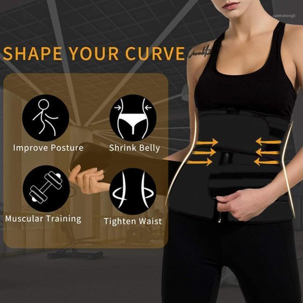 

waist trainer support belt fitness sweat slimming workout tummy control band for working-out comfortable decoration1, Black;gray
