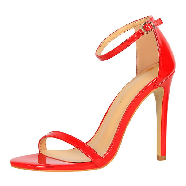 

new toe-open women's will see fashion 2020 sandalet ladies red women shoes woman sandals g0053 wowu, Black