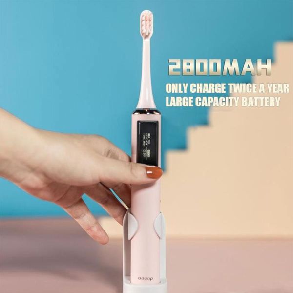 

sonic electric toothbrush usb rechargeable for adults&kids with 3pcs toothbrush head
