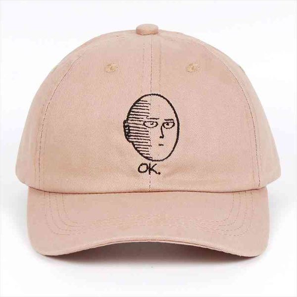 

baseball cap one punch-man dad hat men solid adjustable cap solid cotton gorras casual leisure bone snapback, Blue;gray
