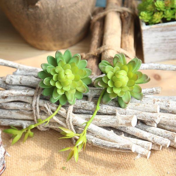 

decorative flowers & wreaths artificial succulents plants fake succulent bonsai plastic flower land lotus rare for garden home office decor