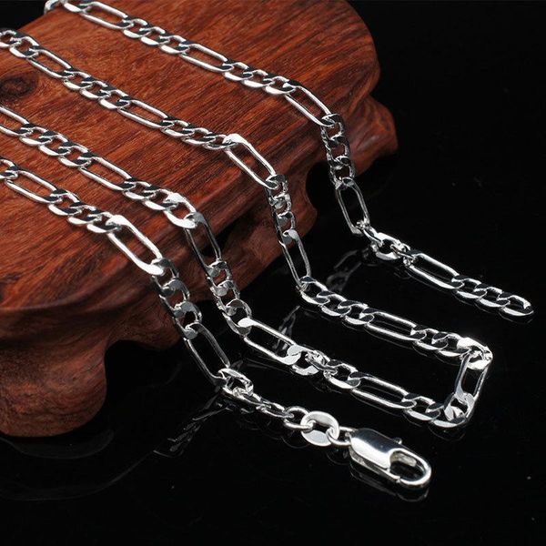 

16-24 inch fashion chain necklace fit for men women wedding party jewelry, Silver