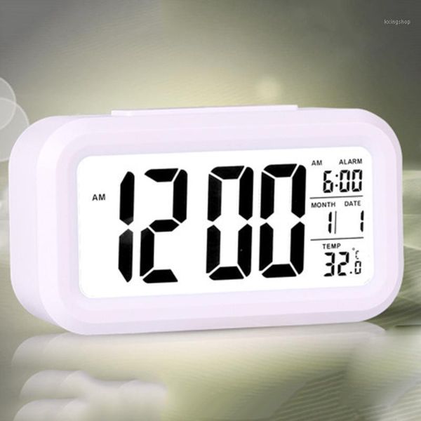 

electric deskclock electronic alarm digital big led screen clock data time calendar desk watch1