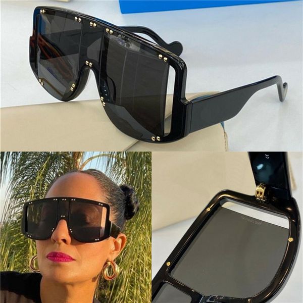 

new fashion avantgarde sunglasses blockt special design big frame protection square goggles light colored decorative glasses, White;black