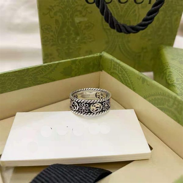 

daisy ring fashion thai silver cool wind valentine's day gift