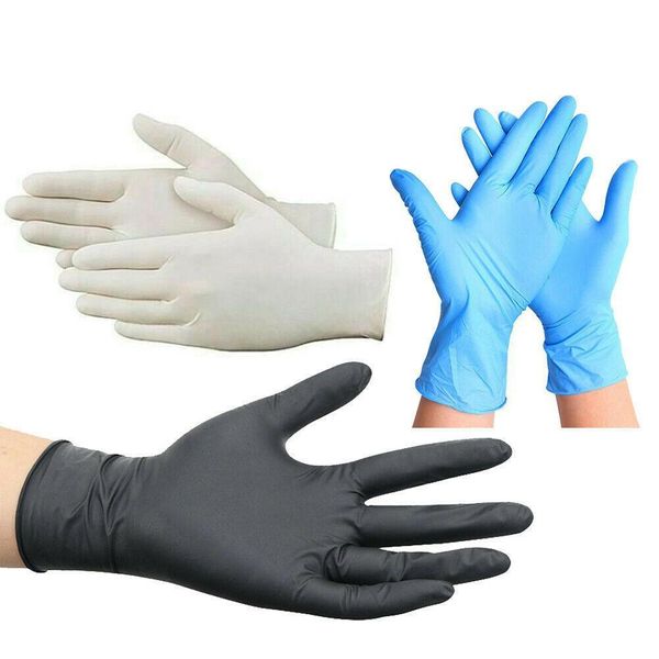 

factory6ll9protective nitrile gloves universal household garden disposable home cleaning rubber latex colorful s/m/l/xl