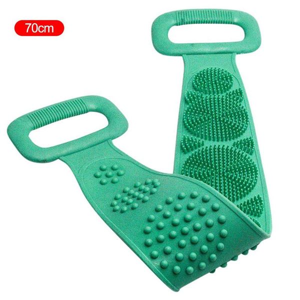 

2020 new magic silicone brush bath towel rubbing back exfoliating exfoliating body massage shower cleaning brush bathroom