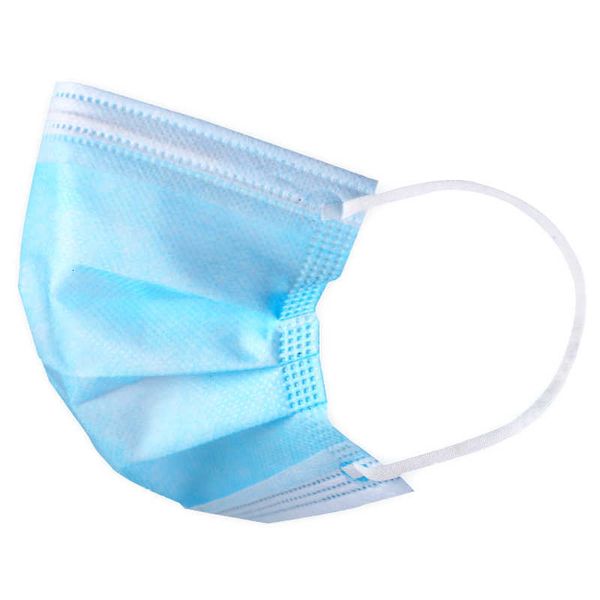

mask 3ply disposable face masks flu blue color dhl ship
