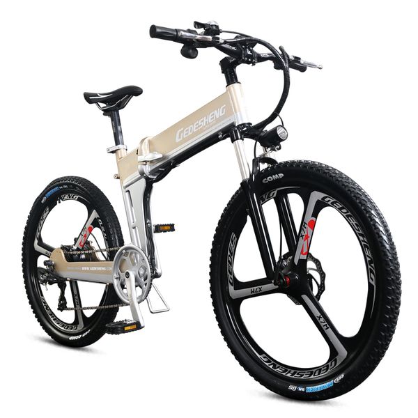 

26 electric bicycle 48v hidden lithium battery emtb high speed motor bike abs brake fold mountain