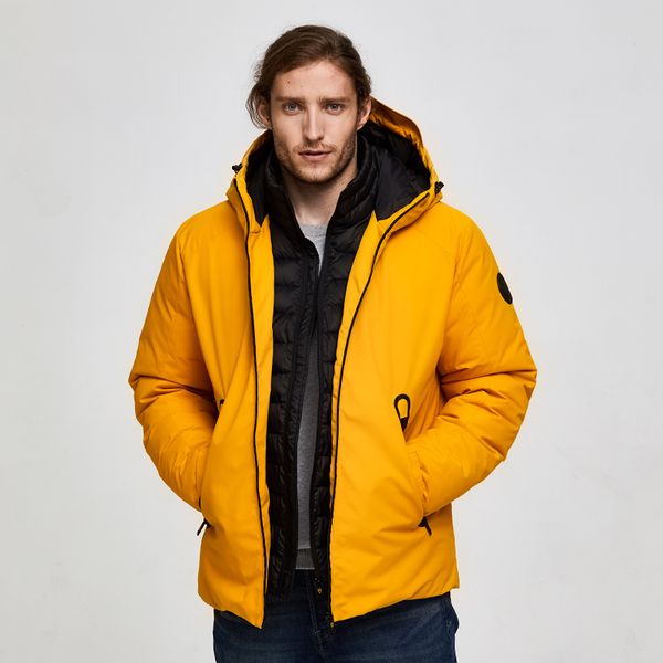 

tiger force oversize winter ski sport for men waterproof snow fake two hooded jacket male thicken coat 201204, Black
