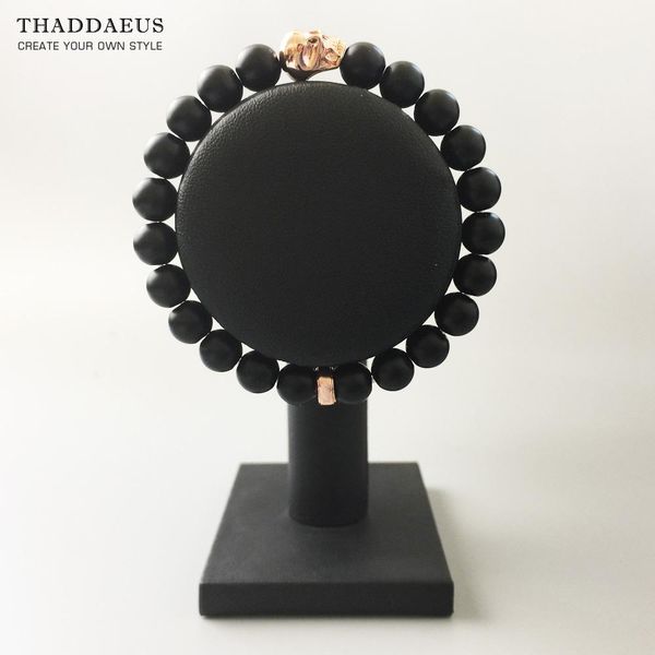 

мода аксессуары ювелирные изделия лава камень обсидианской бусы череп скелет золотой цвет очарование стрельсы ts браслет подарок для мужчин, Bronze;silver