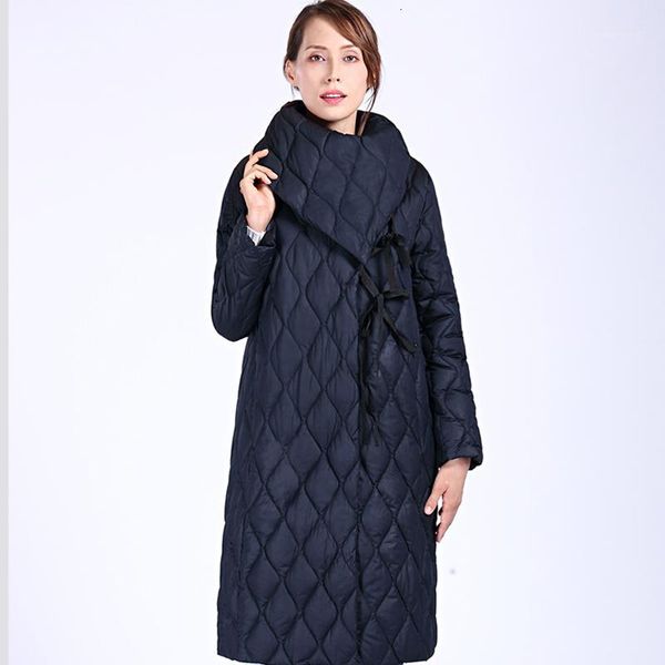 

women's down & parkas 2021 thick plus size long winter jacket women bio fluff hooded warm windproof coats outerwear1, Black