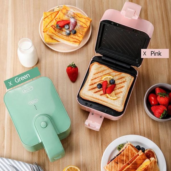 

bread makers 220v electric sandwich maker waffle toaster baking multifunction breakfast machine pancake sandwichera double side heating