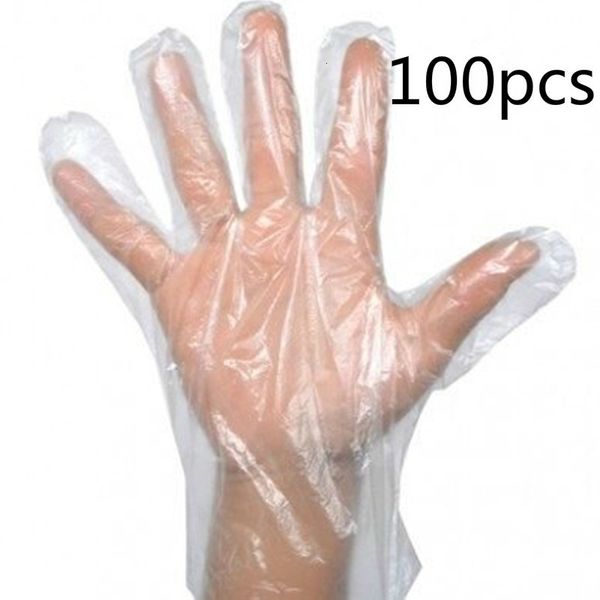 

eco-friendly kitchen 100pcs restaurant plastic bbq disposable for food fruit vegetable gloves