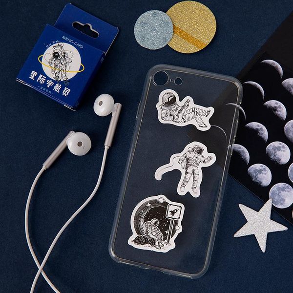 

45 шт. коробка космического пространства астронавта наклейки для чемодана скейтборд холодильник телефон автомобиль укладки diy наклейки канц