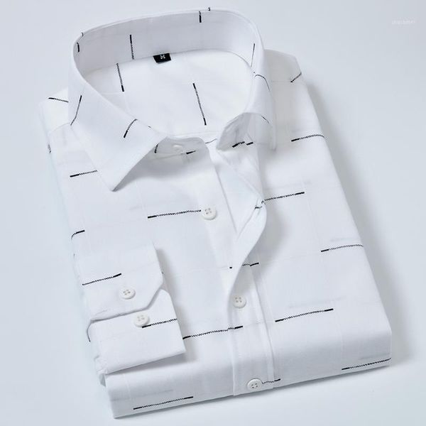 

men striped plaid shirt long sleeve slim design shirt men spring & autumn shirts asia size s  l xl xxl xxxl 4xl 5xl1, White;black