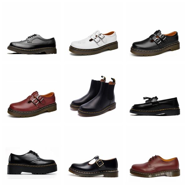 

2021 large supply classic 1460 boot ankle crystal sole martin mens women womens fur snow martins 6/8-hole boots doc 36 e4vz#fafw, Black