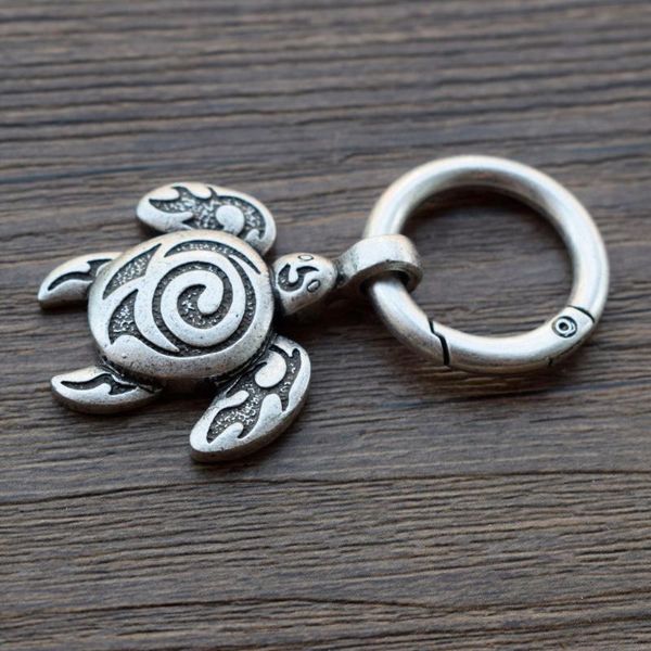 

sanlan keychain gift tortoise lover animal, Silver