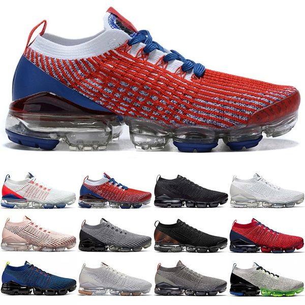 

trainers 3.0 mens men women running shoes triple black white usa pure platinum particle grey dark stucco outdoor sports sneakers size 36-45, White;red