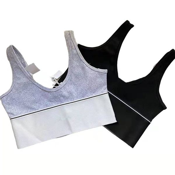 

fashion women's tanks letter sports knitted suspender exposed navel lnner lap outewear slim summer sexy, White