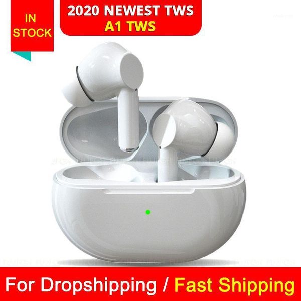

a1 tws original bluetooth 5.0 true wireless headphones mini bass earphones waterproof headset sports earbuds with charging case1