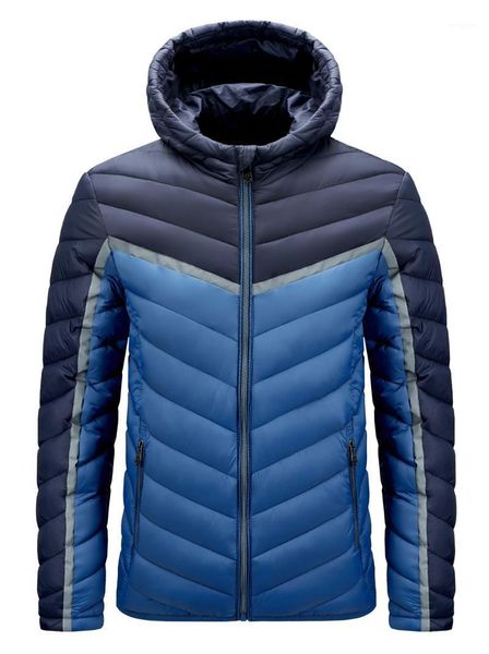 

men winter jackets parka 2020 casual warm thick waterproof zipper jacket coat male outwear windproof hat parkas man overcoat1, Black