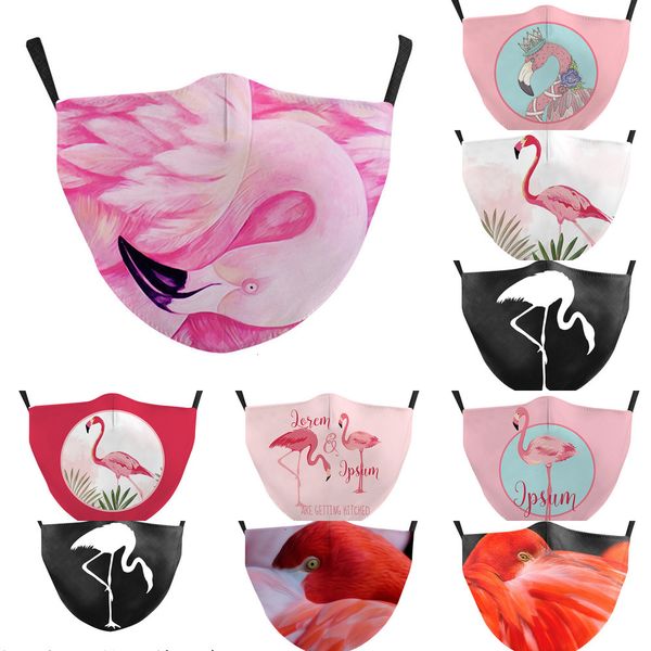 

fashion 3d digital animal printed protective swan element dust-proof smog male and female mask 3 na8g0
