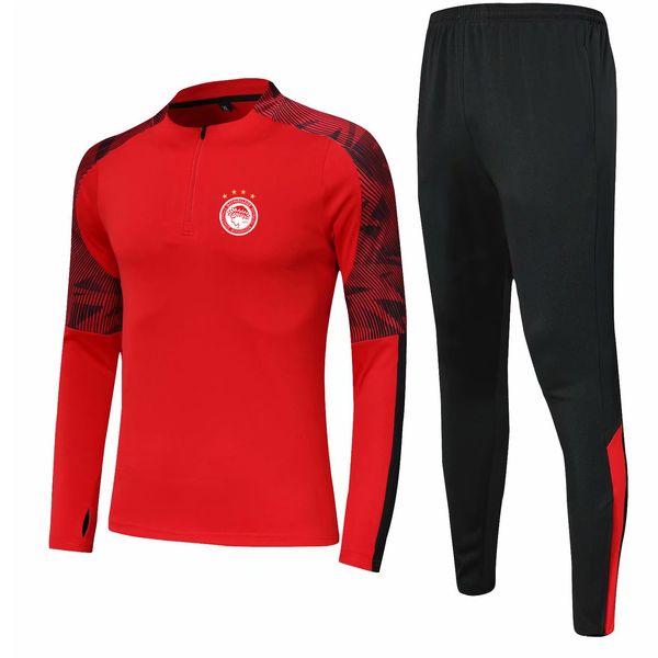 Olympiacos F.C. Tute per il tempo libero per bambini da 4XS a 2XL Completi da uomo Tute sportive da esterno Home Kit Giacche Pantalone Abbigliamento sportivo