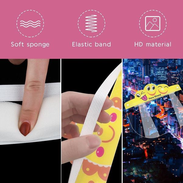

pet kids party dha223 gift cover face transparent child cartoon masks festive boom gifts supplies shield festive head face part rsfek