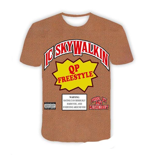 

новые моды женщины / мужская 3d печать backwoods случайные футболки j013, White;black