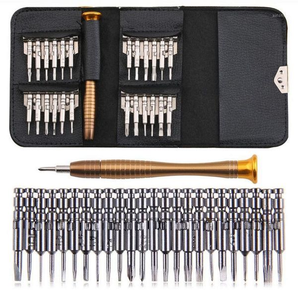 

25 in 1 screwdrivers set one handle with 24 pcs tips multi type slotted pentalobe torx for mobile phone repair1