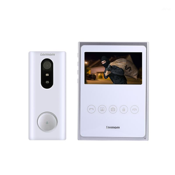 

4.3inch 2.4g wireless intercom security monitoring infrared night vision video intercom support unlock on phone1