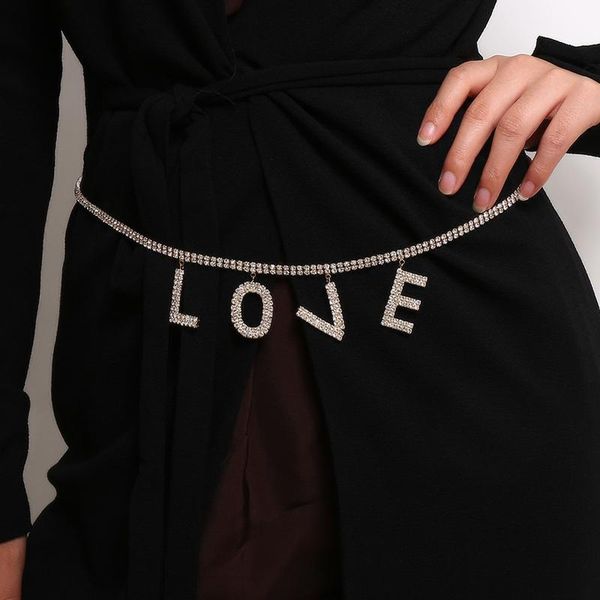 

fashion metal belt chain gold silver waist belts for women personality letter tassel waistband ladies ceinture femme 2020, Black;brown