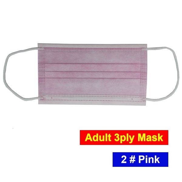 

factroy wholesale disposable 3ply ply face colorful 3 layers flat mask 2 uvg8z