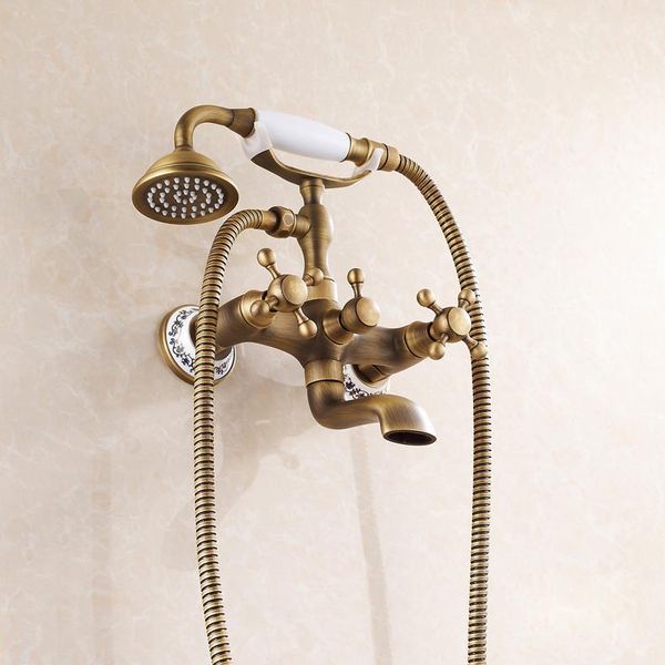 

бесплатная доставка ванна caucet bronze ванная комната душевая головка и кран banheiro набор душевых дождей hy 687 bbyutj