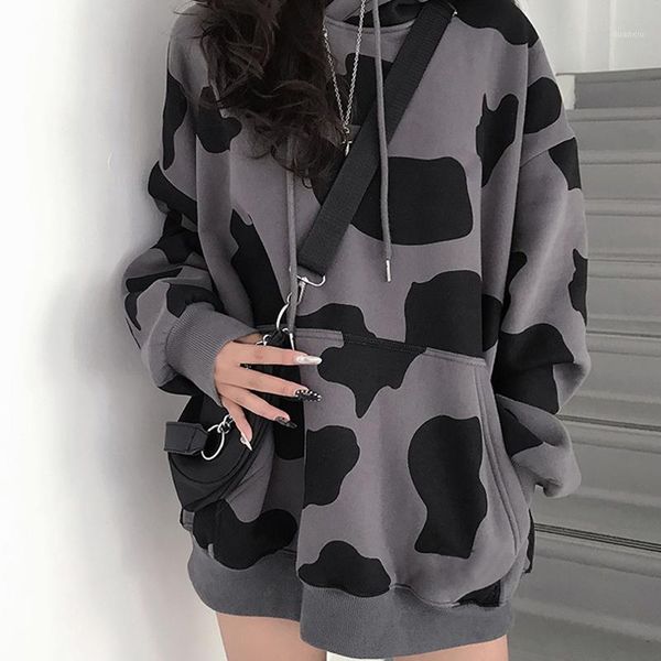 

women's sweatshirt oversized hoodie dropshipping undefined kpop aesthetic gothic jacket harajuku long sleeve korean clothes1, Black