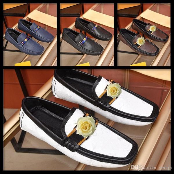 

bs suede loafers men bottoms breathable casual shoes man luxury g brand flat loafer slip on driving shoes plus size 38-46 22, Black