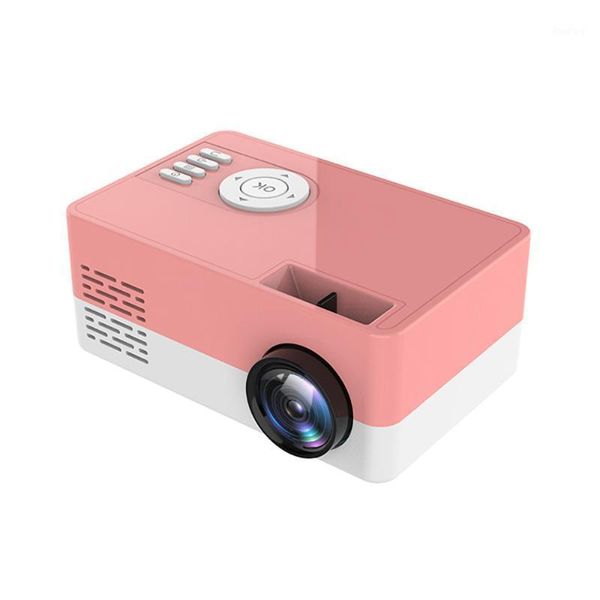 

mini projector 1080p portable mini pocket beamer j15 support 23 languages av usb sd card usb home projector1